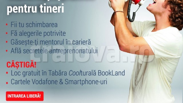 Mâine, profesionişti consacraţi: Oana Cătănoiu, Ştefan Voinea, Vlad Drăgulescu , Bogdan Panait vor conferenţia în faţa tinerilor craioveni