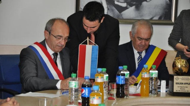 Primarul din Forbach, alături de Florin Cârciumaru