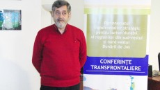 Gabriel Vlăduț, președintele AteE, vorbind în cadrul conferinței de presă despre turismul durabil al regiunilor din sud-vestul și nord-vestul Dunării de Jos - FOTO Traian Mitrache