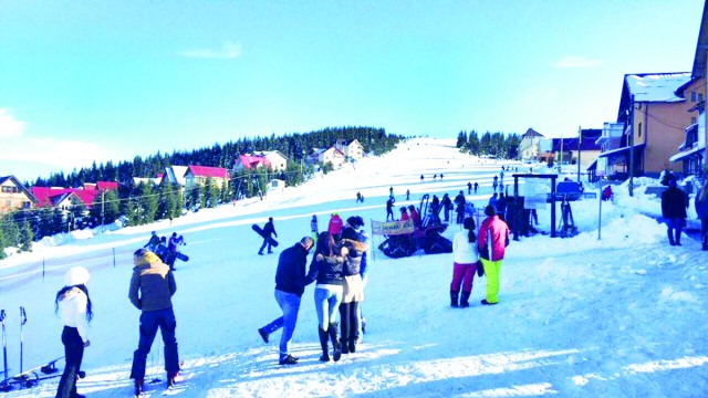 Pârtiile au fost deschise la Rânca (FOTO: Eugen Măruţă)