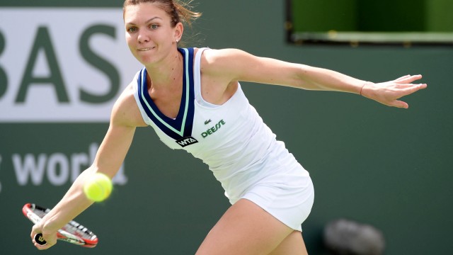 Tennis: BNP Paribas Open-Halep v Bouchard