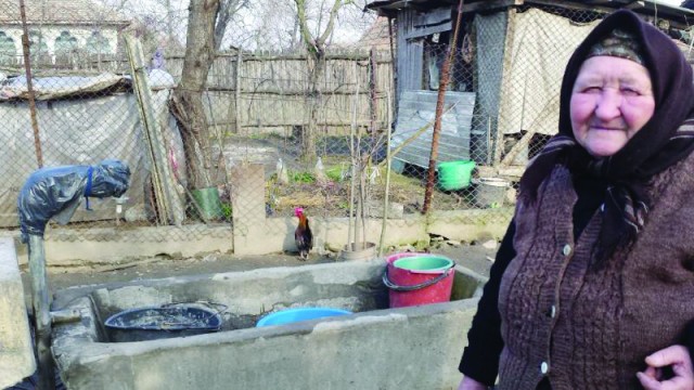 Sistemul centralizat de apă, nefuncțional în Balta Verde (Foto: Oana Mitu)
