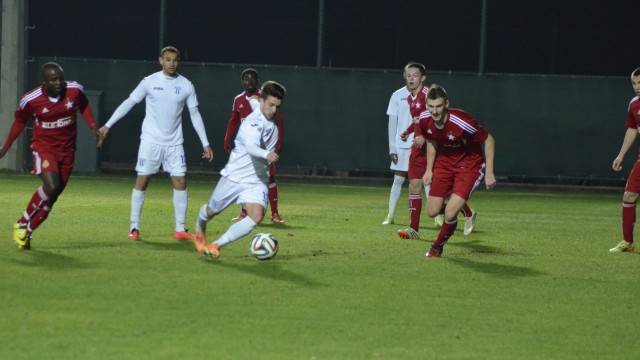 Alexandru Băluţă a freuşit un gol foarte frumos în meciul cu Wisla (foto: Alexandru Vîrtosu)