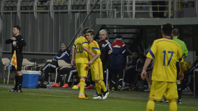 Bogdan Vătăjelu i-a luat locul lui Steliano Filip în defensiva naţionalei divizionare a României (Foto: Alexandru Vîrtosu)