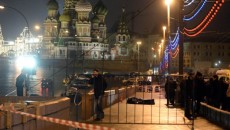 Locul unde a fost împușcat mortal opozantul rus Boris Nemțov (Foto: theguardian.com)