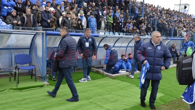 Felix Grigore (foto, dreapta) îşi doreşte ca publicul craiovean să asiste în viitorul apropiat la confruntări cu echipe puternice ale Europei (Foto: Alexandru Vîrtosu)