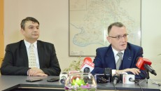 Georgică Florea Bercea, inspector şcolar general la ISJ Dolj, alături de Mihai Sorin Câmpeanu, ministrul educaţiei (Foto: GdS)