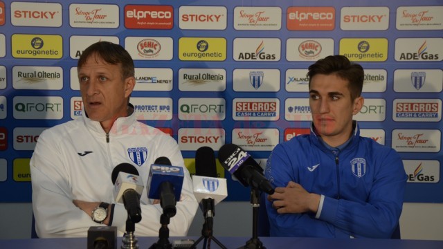 Emil Săndoi și Bogdan Vătăjelu speră într-un rezultat bun pe terenul Concordiei Chiajna (foto: Alexandru Vîrtosu)