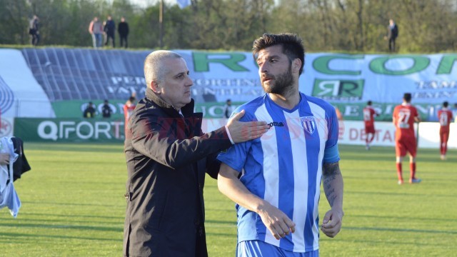 Pablo Brandan (dreapta) s-a ales cu o entorsă de gradul trei şi va lipsi o perioadă de pe teren (foto: Alexandru Vîrtosu)