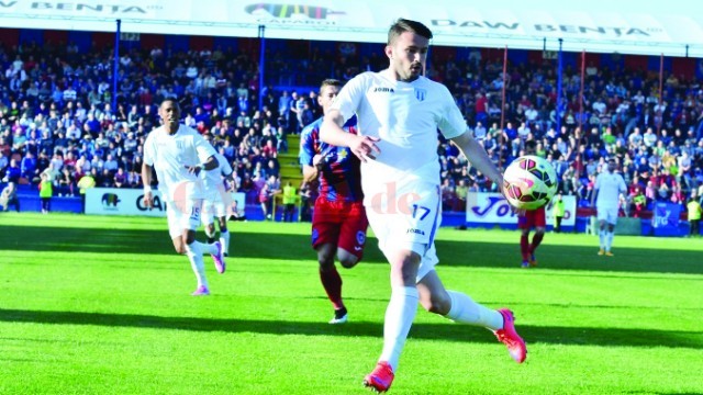 Andrei Herghelegiu şi-a dorit mult să împiedice înfrângerea Craiovei la Târgu Mureş (Foto: csuc.ro)