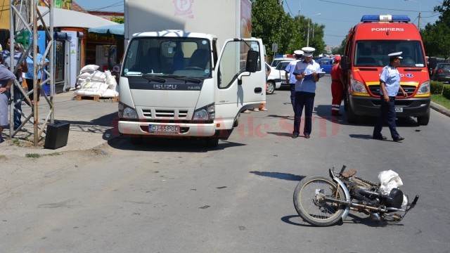 Bărbatul care circula pe un scuter și-a pierdut viața în urma accidentului