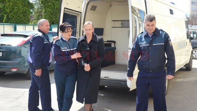 Cristina Calangiu, arestată pentru 30 de zile (Foto: GdS)