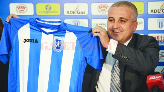 Felix Grigore a anunţat că CSU va juca în partidele de pe teren propriu cu leul pe piept (Foto: Alexandru Vîrtosu)