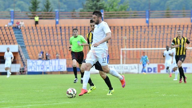 Andrei Herghelegiu a fost singurul jucător al Craiovei care a găsit drumul spre gol (Foto: csuc.ro)