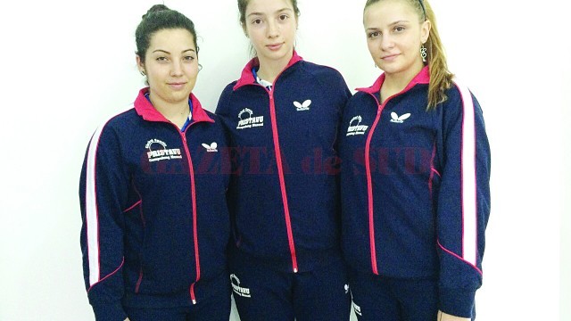 Oana Anghelescu, Daniela Bărzoi și Roberta Dragonu au dus echipa Pristavu Câmpulung în Superligă