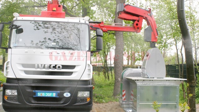 După implementarea Master Planului pe Deşeuri gunoiul menajer se va colecta în containere îngropate (Foto: Arhiva GdS)