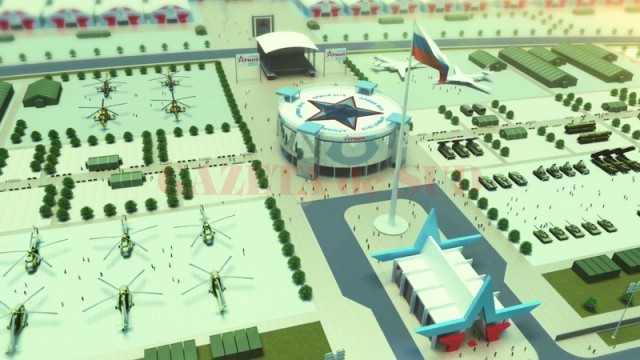 În Parcul Patriot, un „Disneyland militar“, copiii se vor juca cu arme grele