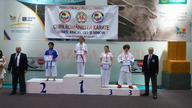 Aldana Lupeanu a urcat pe cea mai înaltă treaptă a podiumului