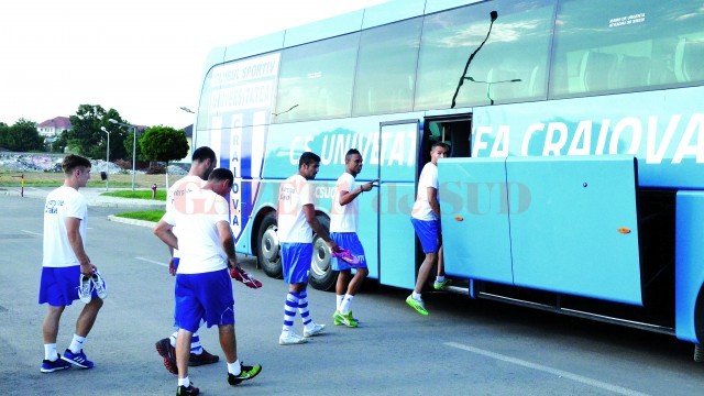 Alb-albaştrii au plecat cu optimism spre Târgu Mureş şi trebuie să se întoarcă cu un rezultat pozitiv (Foto: Alexandru Vîrtosu)