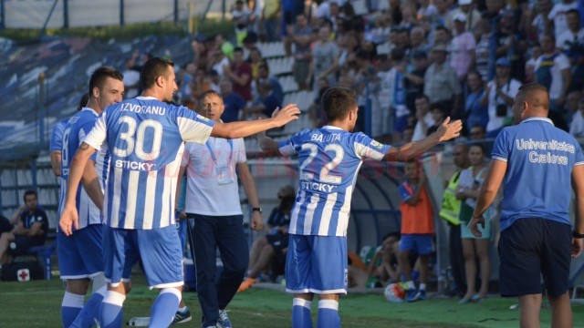 Contestat în partidele anterioare, Alex Băluță a mulțumit, în sfârșit, publicul marcând primul gol cu Concordia Chiajna (foto: Alexandru Vîrtosu)