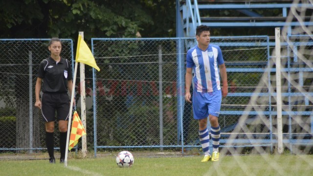 Robert Căle a înscris primul gol în tricoul celor de la CS Universitatea (foto: Alexandru Vîrtosu)