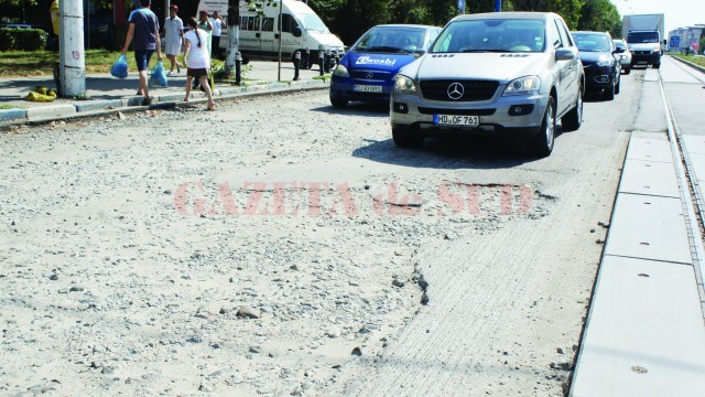 Peisaj de pe strada Calea Bucureşti din Craiova, zona Viitorul (Foto: Valentin Tudor)