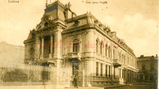Casa Pleşea - imagine din Craiova anilor 1900 (Foto: Arhiva GdS)