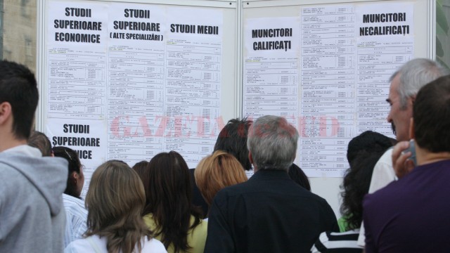 Numărul șomerilor rămâne constant, în ciuda statisticilor