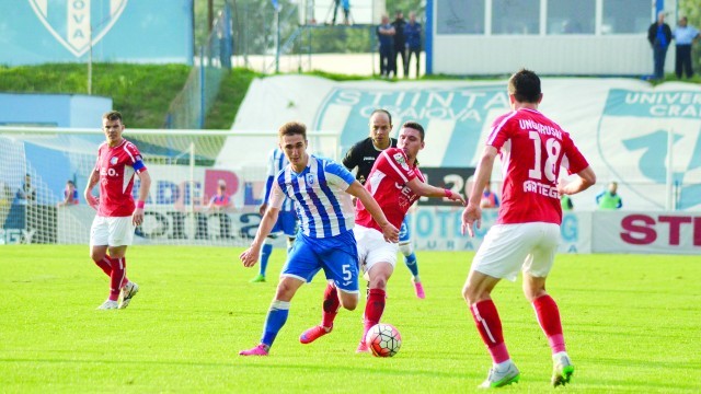 Vătăjelu şi colegii săi au avut multe ocazii de gol, dar tabela a rămas nemodificată până la final (Foto: Alexandru Vîrtosu)