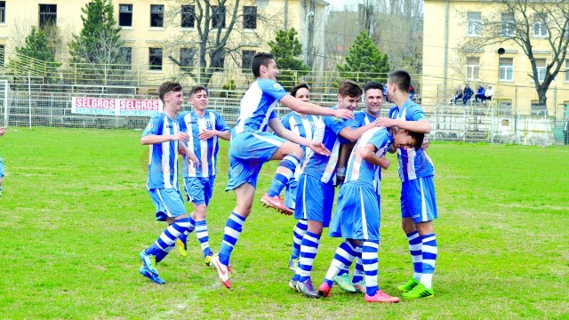 Juniorii B de la CSU au avut motiv de bucurie (Foto: arhiva GdS)