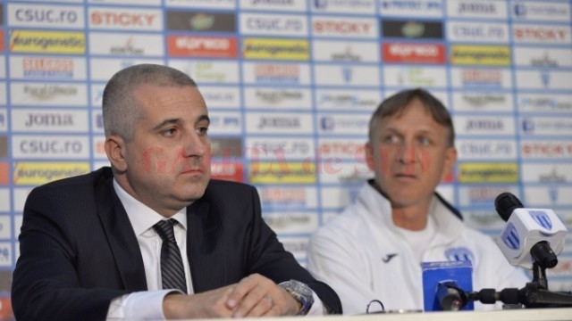 Felix Grigore a punctat că Săndoi rămâne la cârma CSU (foto: csuc.ro)