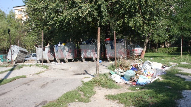 Oamenii spun fie că pubelele pentru gunoi nu sunt suficiente, fie că Salubritatea nu își face treaba așa cum ar trebui, fie că locuitorii din zonă nu au spirit civic și aruncă gunoiul la nimereală (FOTO: Anca Ungurenuş)