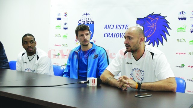 Johnson, Vuksanovic şi Popescu consideră că Energia este un adversar dificil (Foto: Bogdan Grosu)