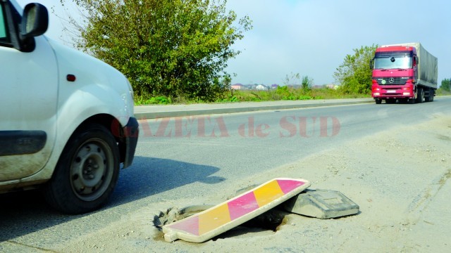 Capacele de la gurile de canal de pe bulevardul Râului au dispărut (Foto: GdS)