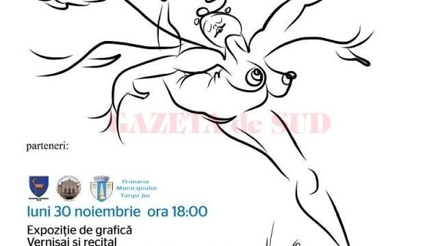 Afişul expoziţiei de grafică