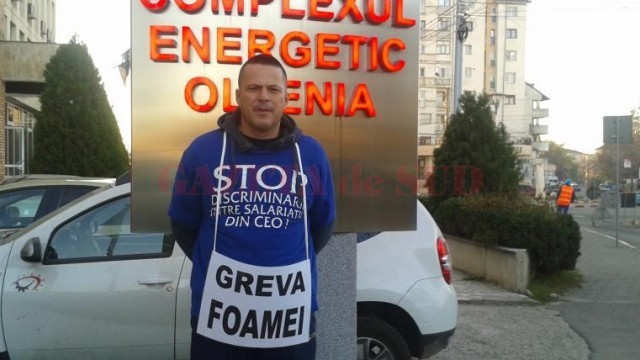 Manu Tomescu, primul miner intrat în greva foamei joi