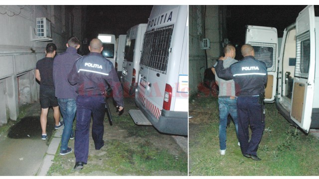 Cei trei inculpați au fost reținuți de polițiști pe 10 septembrie, anul trecut (Foto: Arhiva GdS)