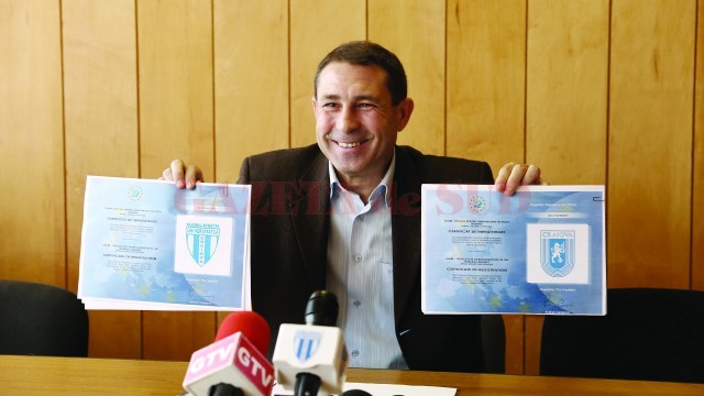 Pavel Badea a „securizat“ siglele CSU pe plan internaţional (Foto: Lucian Anghel)