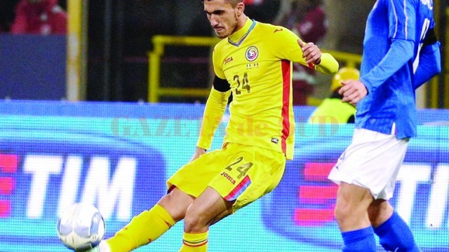Andrei Ivan a dat un gol şi o pasă de gol în confruntarea cu formaţia din Georgia