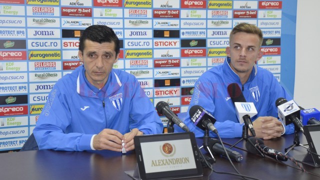 Daniel Mogoşanu şi Nicuşor Bancu îşi doresc să încheie campionatul regulat cu o victorie contra Clujului (Foto: Alexandru Vîrtosu)