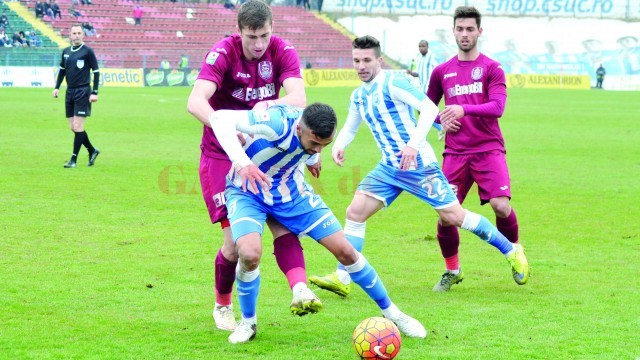 Măzărache şi Băluţă au fost ineficienţi şi cu CFR Cluj (Foto: Alexandru Vîrtosu)