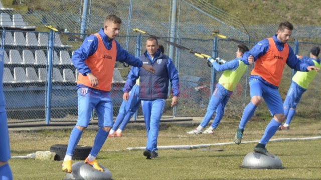 Cornel Blejan a fost cu ochii pe jucători tot timpul