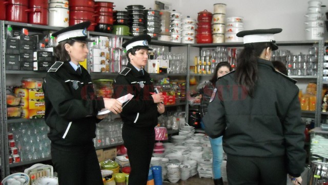 Poliţia a aplicat şi o amendă în timpul verificărilors