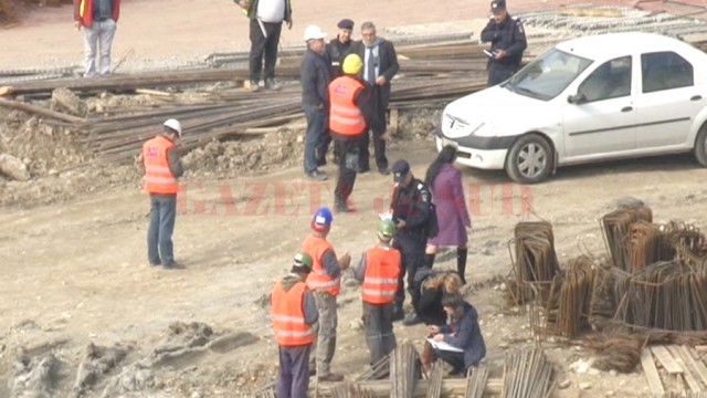 Pe şantierul noului stadion s-a lucrat şi noaptea