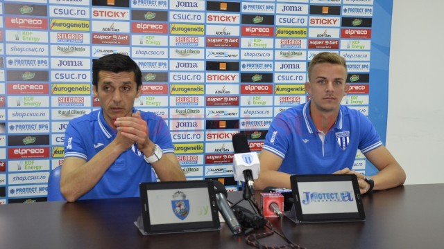 Daniel Mogoșanu și Nicușor Bancu au prefațat duelul contra Concordiei (foto: Alexandru Vîrtosu)