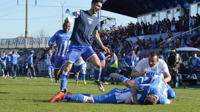 Andrei Ivan s-a bucurat mult pentru golul prietenului său Hergheligiu