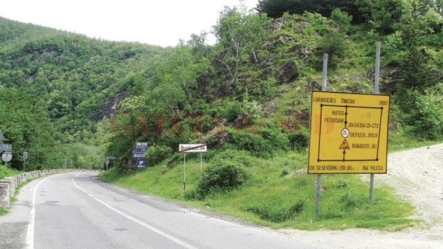 Traficul rutier în Defileul Jiului va fi restricţionat după Paşte (Foto: Eugen Măruţă)