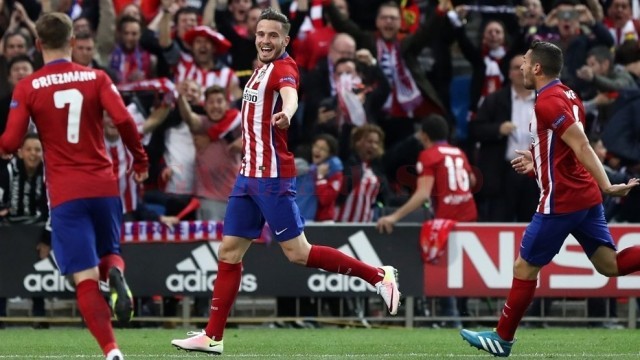 Saul Niguez a marcat un gol superb în meciul cu Bayern Munchen (foto: uefa.com)