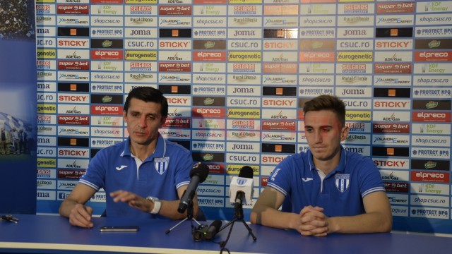 Daniel Mogoşanu şi Bogdan Vătăjelu au susţinut o conferinţă de presă (foto: Alexandru Vîrtosu)