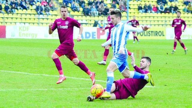 Alexandru Băluţă speră să contribuie la o victorie pe terenul celor de la CFR Cluj (Foto: Alexandru Vîrtosu)